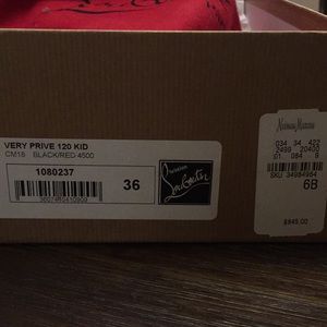 Authentic Christian Louboutin size 6